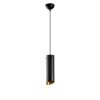 Modern Industrial Chandelier, Black & Yellow, 114 cm