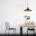 Scandinavian Chandelier, Black & Red, 35cm, Adjustable