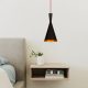 Scandinavian Chandelier, Black & Red, 19cm Diameter