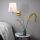 Modern Wall Lamp, White & Gold, Metal Body, IP20 | 18x24cm, E27 Max 40W, Chic Scandinavian Design
