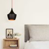 Scandinavian Chandelier, Black & Red, 23cm, Adjustable