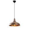 Modern Copper Chandelier, 32 cm, Adjustable Height , Glam Design for Stylish Spaces 