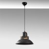 Modern Black & Gold Chandelier, 34cm, Adjustable Height