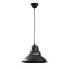Modern Black & Gold Chandelier, 34cm, Adjustable Height