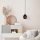 Modern Industrial Chandelier, Fume Color, 15x15cm