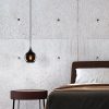 Modern Industrial Chandelier, Fume Color, 15x15cm