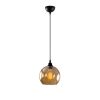 Elegant Gold & Black Chandelier, Adjustable Height, 20cm