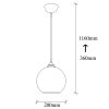 Elegant Gold & Black Chandelier, Adjustable Height, 20cm