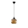 Elegant Gold & Black Chandelier, Adjustable Height, 20cm