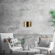 Vintage Metal Wall Lamp, E27 Max 40W, 30x10x22 cm | Modern Glam Design, IP20 Rated