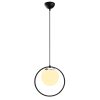 Modern Industrial Chandelier, Black & White, 126 cm