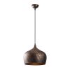 Modern Copper & Gold Chandelier, 28 cm, Adjustable Height