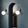 Industrial Wall Lamp, Black & White, 44 cm | Metal Body, E27 Socket, Modern Scandinavian Design