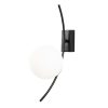 Industrial Wall Lamp, Black & White, 44 cm | Metal Body, E27 Socket, Modern Scandinavian Design