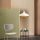 Modern Chandelier, White & Gold, 36cm, Adjustable Height