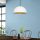Modern Chandelier, White & Gold, 40cm, Adjustable Height