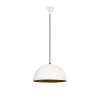 Modern Chandelier, White & Gold, 40cm, Adjustable Height