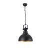 Modern Black Chandelier, Adjustable Height, IP20, 85 cm