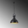 Modern Black Chandelier, Adjustable Height, IP20, 85 cm