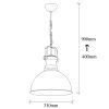 Modern Black Chandelier, Adjustable Height, IP20, 85 cm