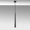 Modern Black Chandelier, Adjustable Height, 137 cm