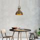 Elegant Antique Chandelier, Metal & Wood, 31 cm | Adjustable Height, Modern Design for Home Decor