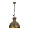 Elegant Antique Chandelier, Metal & Wood, 31 cm | Adjustable Height, Modern Design for Home Decor