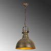 Elegant Antique Chandelier, Metal & Wood, 31 cm | Adjustable Height, Modern Design for Home Decor