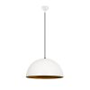 Modern White & Gold Chandelier, 50 cm, Adjustable Height