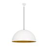 Modern Chandelier, White & Gold, 60 cm, Adjustable Height