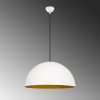 Modern Chandelier, White & Gold, 60 cm, Adjustable Height