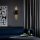 Elegant Black & Gold Wall Lamp, Metal Body, 75 cm | E27 Max 40W | Glam Design for Modern Spaces