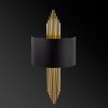 Elegant Black & Gold Wall Lamp, Metal Body, 75 cm | E27 Max 40W | Glam Design for Modern Spaces