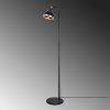 Modern Floor Lamp with Metal Body, Black & Copper, 150 cm Height | E27 Socket, Max 40W | Stylish Scandinavian Design for Home & Office