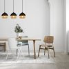 Nostalgic Industrial Chandelier, Black & Honey, 116 cm