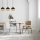 Nostalgic Industrial Chandelier, Black & Honey, 116 cm