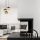 Industrial Chandelier, Black & Honey, 50 cm - Adjustable
