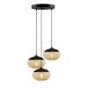 Industrial Chandelier, Black & Honey, 50 cm - Adjustable