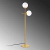 Modern Gold Floor Lamp, 174 cm, Metal & Glass Design