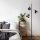 Scandinavian Floor Lamp, Black & Copper, 163 cm Height, 52 cm Diameter | Metal Body, 3 x E27 Socket, 200 cm Cable | Stylish & Functional Lighting for Modern Spaces