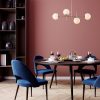Scandinavian Gold Chandelier, Adjustable Height, 108 cm