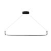 Opviq, 166PRG1203, Adjustable Black LED Chandelier, 0-80 cm, 4000K Light