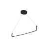 Opviq, 166PRG1203, Adjustable Black LED Chandelier, 0-80 cm, 4000K Light