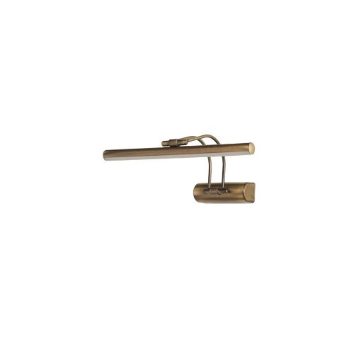 Gold Metal Wall Lamp, 3000K LED, Adjustable Design