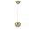 Elegant Gold Chandelier, Adjustable Height, Metal Body