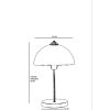 Elegant Gold Table Lamp, Metal Body, 40 cm Height | E27 Socket, Stylish Design for Home & Office