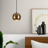 Scandinavian Gold Chandelier, Iron Body, 111 cm Height