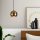 Scandinavian Gold Chandelier, Iron Body, 111 cm Height