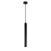 Industrial Black Chandelier, Adjustable Height, 92 cm