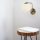 Gold Metal Wall Lamp, 15x26x22 cm, E27 Socket | Glam Scandinavian Design